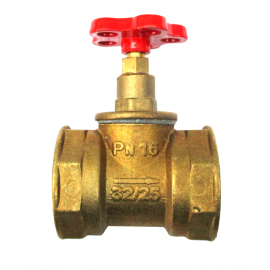 Клапан запорный муфтовый 15б1п Ду20